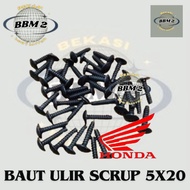 - Bolt Screw Screw Cap Air filter box honda beat Tojiro vario genio beat pop 5x20 original PP