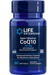 Life Extension Super Ubiquinol CoQ10 with Enhanced Mitochondrial Support, ubiquinol CoQ10, shilajit,