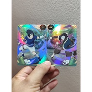 Sasuke VS Haku NRZ06-SSR-133/134L3 Official Naruto Kayou Trading Card Pair T4W6 + Sleeves