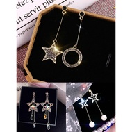 Ready Stock DVN Earrings 925 Needle Korean Fashion Earrings Ladies Earrings Star Earrings