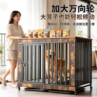 [Pet Essentials] Indoor Dog Cage Shelf Cage Medium Large Dog Kennel Pet Cage Wooden Cage Dog Villa H