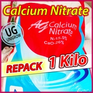 (1kg) Repack Baja CN Calcium Nitrate (N15.5% & CaO26%) Water Soluble Fertilizer Ag-Tech / 硝酸钙