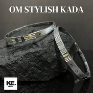 Adult Stylish Engraved Kada/Bangle/Bracelets/Mens/Womens/Silver