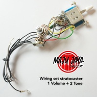 wiring set kit gitar elektrik model stratocaster eks squier
