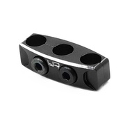 Yeah Racing YA-0487BK Aluminum Case 12-14 Gauge Wire Guard Clamp Type B Black