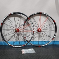 Bicycle wheelset 29er venzo xc29 bladed spokes 24h/28holes