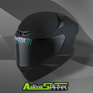 STICKER CUTING MONSTER ENERGY STIKER VISOR HELM