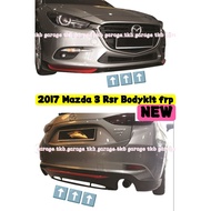 2017 mazda 3 rsr bodykit skirt lips diffuser