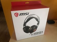 Msi H991 Headphone（ 100%全新電競耳機）