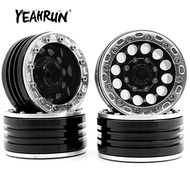 Yeahrun 1.9'' Alloy Beadlock Wheel Rims Spoke Wheel Hubs