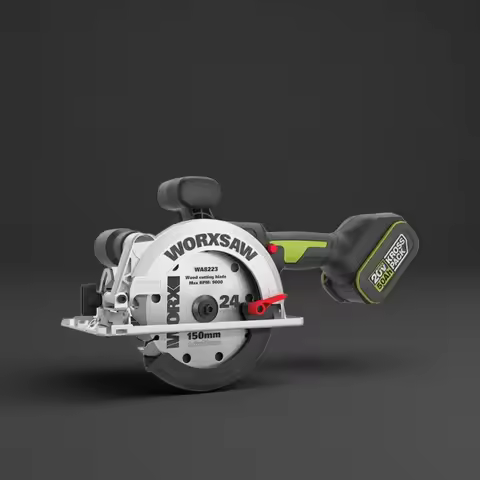 WORX WU535X WU535 Cordless Circular Saw Brushless Motor 140mm/150mm 45 /90 Degree Wood Cutting Power