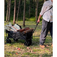 Collapsible Stroller Trolley Wagon Heavy Duty for picnic/camping/Shopping