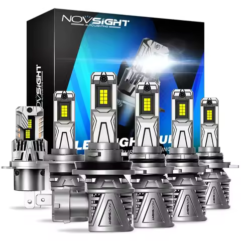 NOVSIGHT Led H7 Car Headlight Bulbs H4 H11 H8 H9 9005 HB3 9006 HB4 9012 Auto Lamp 60W 15000LM 6500K 