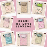 MY LOVE SINGLE FITTED BEDSHEET UK 120X200CM HEIGHT 30CM RUBBER
