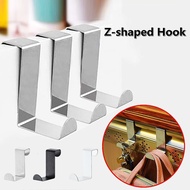 Door-back Type Z-shaped Storage Hooks / Multi-function Nail-Free Space Saving Door Storage Heavy Dut