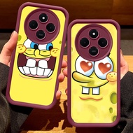Wine Red Case for Xiaomi Redmi 14C Note 9 POCO C75 M2 Z-38 Spongebob
