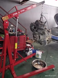 เครนยกเครื่อง 2 ตัน เครนยกของ ขนาดเล็ก Hydraulic Crane ที่ยกเครื่องยนต์ Crane 2 Ton (สินค้าลูกค้าต้อ