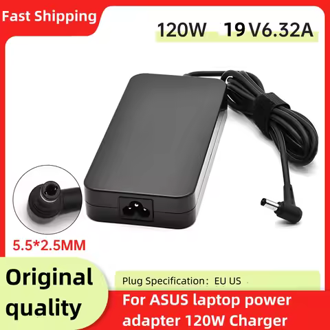 19V 6.32A 120W Laptop Adapter PA-1121-28 AC Power Charger For Asus FX50J A550 N56J N56VM N56VZ N750 