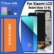 6.67 สำหรับ เหมาะสำหรับ xiaomi Redmi Note 13 4G 23129RAA4G 23124RA7EO จอแสดงผล LCD หน้าจอสัมผัสดิจิต