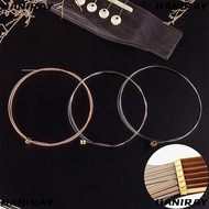 HANIRAY Classical Acoustic Guitar Strings, 3 Styles Bronze Color Folk Guitar Strings,  Stainless Ste