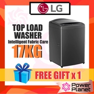 [FREE GIFT] LG 17kg Top Load Washer with Intelligent Fabric Care TV2517SV3B ( TurboDrum ) Mesin Basuh
