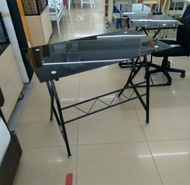 Meja kerja informa fosco desk table black hitam meja kantor meja belajar meja komputer meja kaca