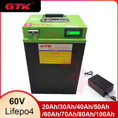 GTK LIFEPO4 60V 60Ah 100Ah 60V 80Ah 20Ah 30Ah 40Ah 50Ah 70Ah Lithium iron phosphate battery for Two