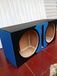 BOX SUBWOOFER SLOT DOUBLE 12INCH TERDAPAT SEKATAN LUBANG ANGIN