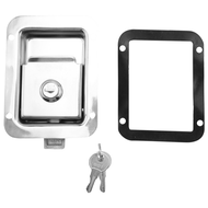 CJ7F 2ชุดpaddle Slam Latchพร้อมกุญแจล็อคtravel Trailerล็อคประตูrv Heavy Duty Flush Mount Handle Latc