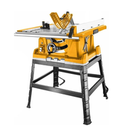 Ingco 2600W Table Saw Machine with Extension Table Jobsite Table Woodworking Stand Workbench TS26005