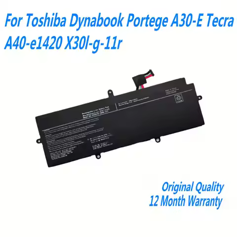 15.4V 42Wh PA5331U-1BRS Laptop Battery For Toshiba Dynabook Portege A30-E Tecra A40-e1420 X30l-g-11r