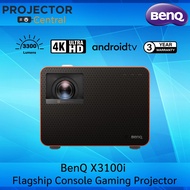 BenQ X3100i Flagship Console Gaming Projector, 4K UHD, 3300 Lumens, Dual-HDMI with Android TV (3 Yea