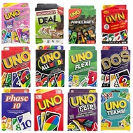 MERAH Red Uno Card Toy, Uno Flip, Monopoly, DOS