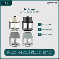 ECOHOME Air Fryer & Dehydrator 8 in 1 Function EAF-777 4.5L Capacity with Panoramic Glass 360° View 