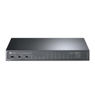 TP-Link TL-SL1311MP 8 Port 10/100Mbps Fast Ethernet PoE Switch 8 PoE+ Ports 124W, w/ 2 Uplink Gigabi