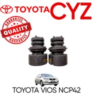 (1 PAIR) FRONT Absorber Cover Bush Toyota VIOS NCP42 03-07Y (TOYOTA THAILAND)