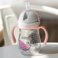 CL กระติกน้ำเด็ก ของเล่น┇แก้วหัดดื่ม กระติกน้ำหัดดื่ม 350 ml พร้อมหลอดดูดตัววี นอนดูดได้ทุกท่า หลอดกันสำลัก ตกไม่แตก Drinking cup Spout ขวดน้ำเด็ก กระบอกน้ำเด็ก