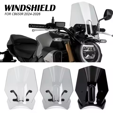New Windshield Motorcycle Windshield Protective Cover Deflector Front Fairing For honda CB650R 2024