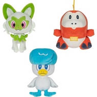Pokémon Paldea First Partner Plush Toy 3 Packs-Fuecoco, Quaxly and Sprigatito 8-Inch Pokémon Plush T