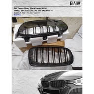 Glossy Black Front Grill Right & Kiri bmw 3 Series 320i 328i 330i 335i 340i F30 F31 Best Quality