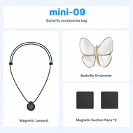 BOYA mini กระเป๋าใส่อุปกรณ์เสริม Butterfly กระเป๋าใส่อุปกรณ์เสริมแบบแม่เหล็กสำหรับชุดไมโครโฟน BOYA m
