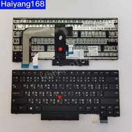 Keyboard คีย์บอร์ดใช้กับ Lenovo IBM T470 T480 Thinkpad ภาษาไทย-อังกฤษ