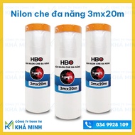 Nilon che bụi nilon che sơn cho nội thất kích thước siêu bự 3mx20m