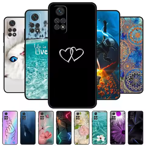 For Redmi Note 11 Pro 5G 4G Case Soft TPU Silicone Bumper Back Cover for Xiaomi Redmi Note11 Pro 11s