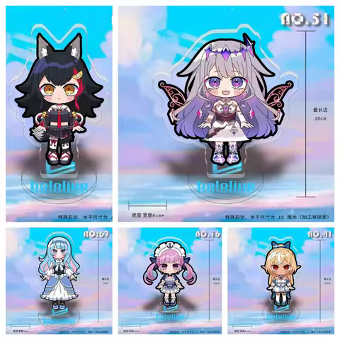 Merry Christmas 10CM HOT Anime hololive VTuber Acrylic Stand Model Cosplay Characters Ornament Acces