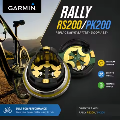 Garmin Rally RS200 PK200 Dual Sided Power Meter Pedals Professional Cycling Dynamic Tracker 95 New