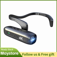 maystoree-my Head Mounted Camera 4K 30FPS Anti Shake and 120° Wide Angle Lens Video