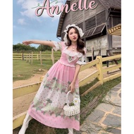 BLT BRAND Sweet Pink Long Dress Size.S Hanging Sign