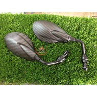 SIDE MIRROR CARBON/CHROME (DESGIN Y125Z) SUITABLE YAMAHA/HONDA Y15/Y125Z/LC-135/RS-150/EX5/WAVE-125/