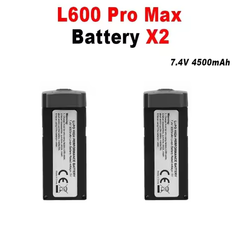 LYZRC L600 Pro Max Drone Original Battery 7.4V 4500mAh Capacity 30min Flight Time Dron Quadcopter Ba